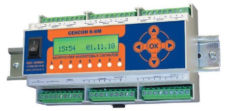 Контроллеры аналоговых сигналов "Сенсон К-4М" и "Сенсон К-8М"